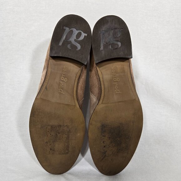 PAUL GREEN Old Money Elevated Basic TAN Suede Leather Chelsea Booties Size 10.5. - Picture 17 of 17